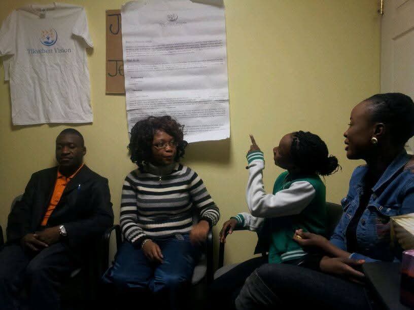 Rencontre avec les membres de Tikveben Vision